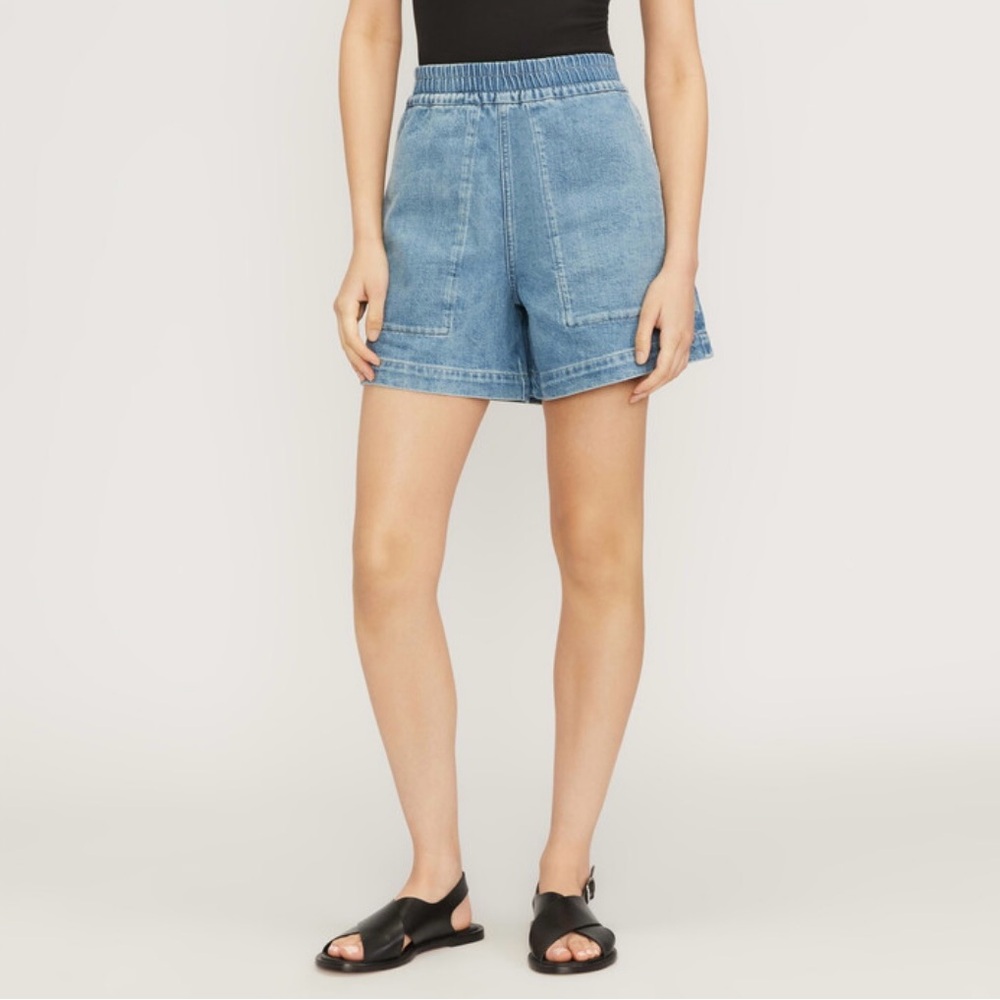 Everlane Denim Utility Elastic Waist Short